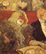 Henri de toulouse-lautrec Having dinner together oil painting artist